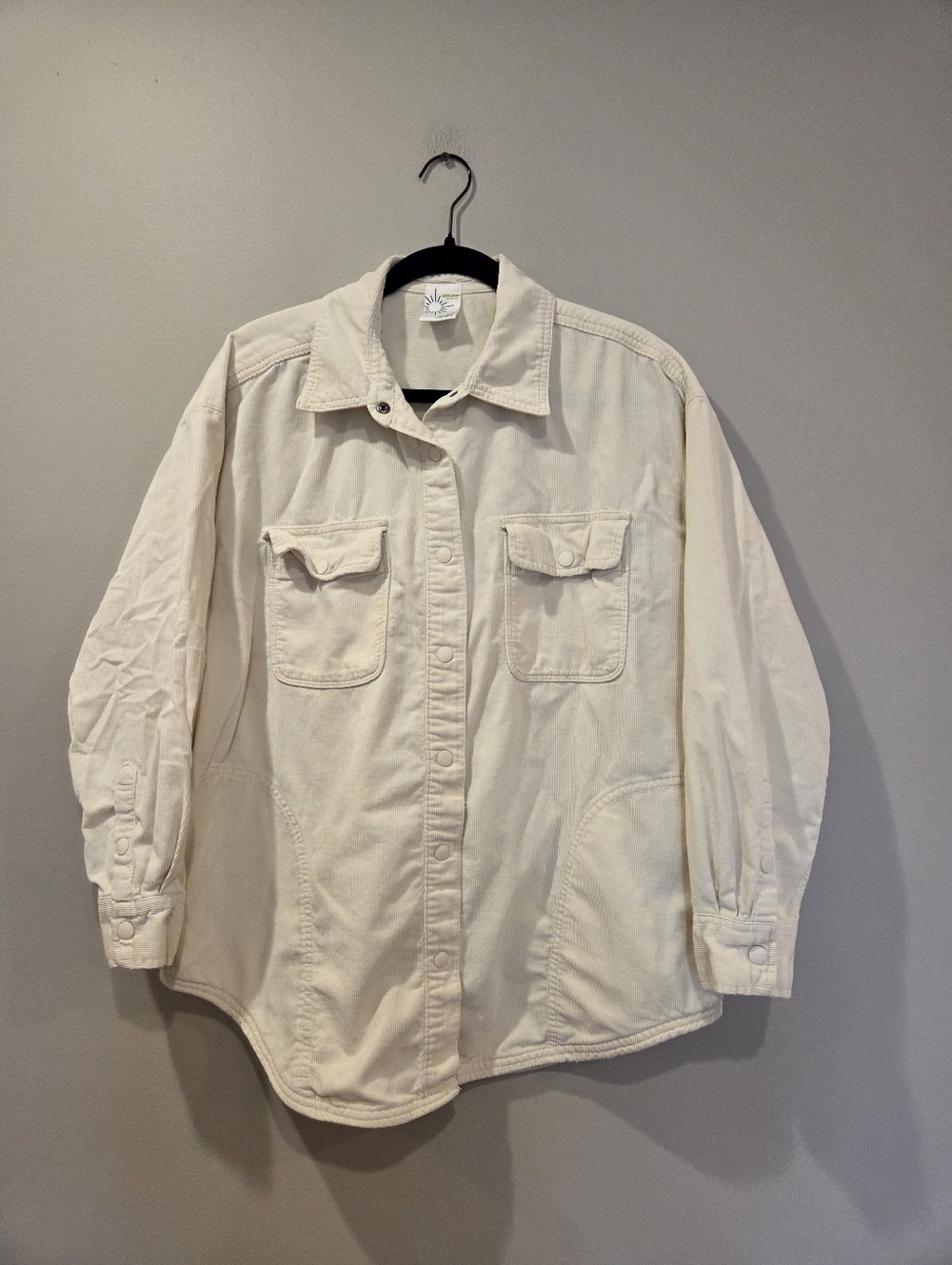 OFFLINE by AERIE Light Cream Utility Overshirt Jacket
